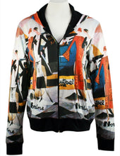 Load image into Gallery viewer, 1950&#39;s Alfa Romeo, Long Sleeve Zippered Front Hand Silk Screened Women&#39;s Hoodie